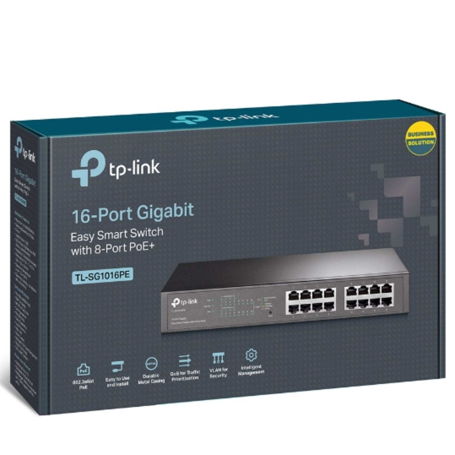 TP-Link TL-SG1016PE 16-Port Gigabit Easy Smart Switch 8-Port PoE+ Rack Mountable image 3