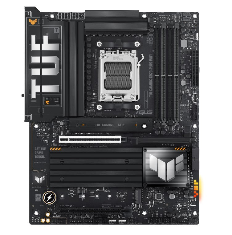 ASUS AMD TUF GAMING X870-PLUS WIFI (AM5) ATX Motherboard 4x DDR5 198GB, 1x PCIe image 0