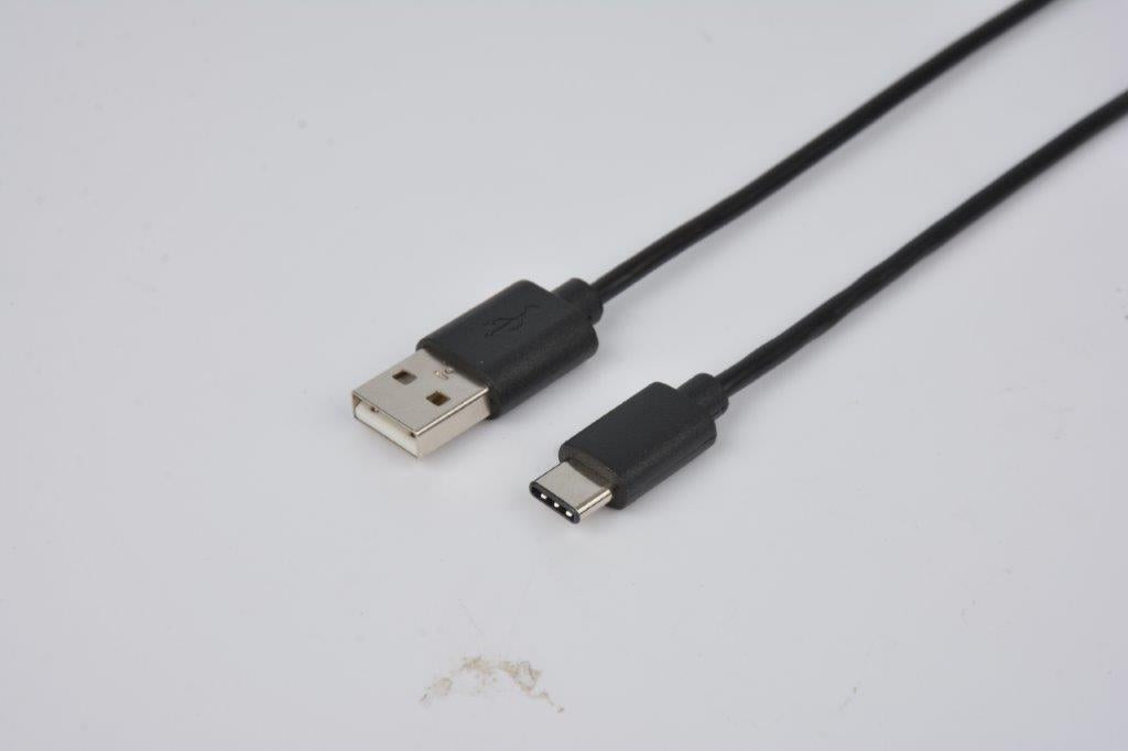 8ware 1m USB-C Type-C Data Sync Charger Cable Black Strong Braided Heavy Duty Ch image 0