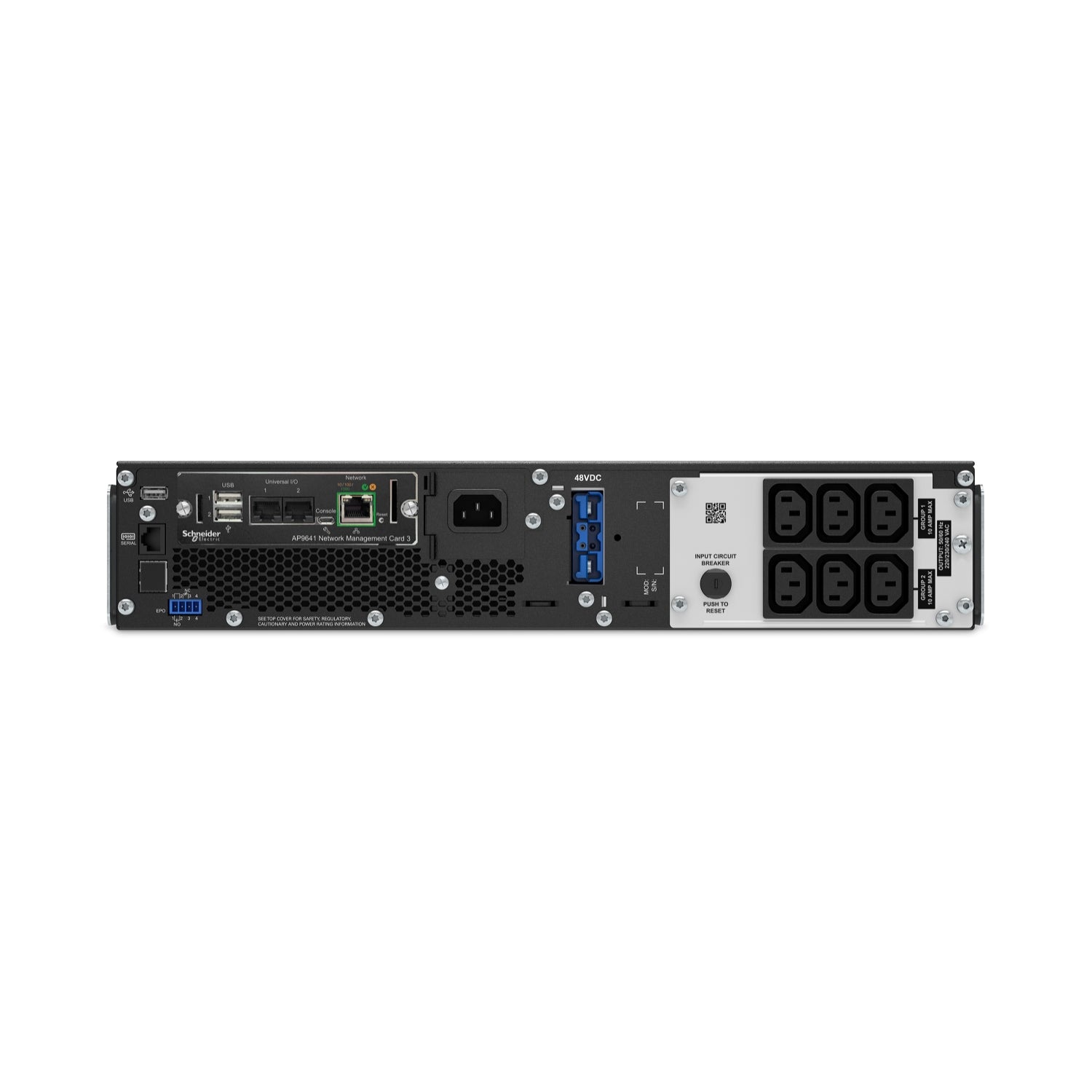 APC Smart-UPS 1000VA/1000W Online UPS, 2U RM, 230V/10A Input, 6x IEC C13 Outlets image 1