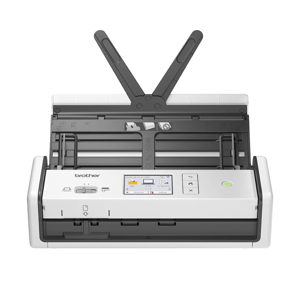 Brother ADS-1800W Compact Document Scanner with Touchscreen & WiFi (30ppm) image 0