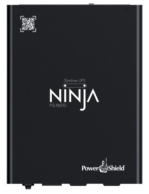 PowerShield Ninja Slimline 600VA UPS, LiFePO4, 2x IEC Outputs, Lithium-iron Phos image 0