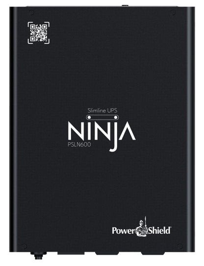 PowerShield Ninja Slimline 600VA UPS, LiFePO4, 2x IEC Outputs, Lithium-iron Phos image 0