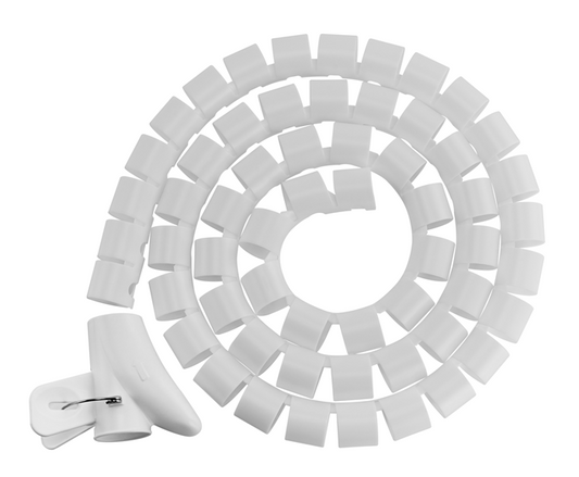 Brateck 30mm/1.2' Diameter Coiled Tube Cable Sleeve   Material Polyethylene(PE) image 0