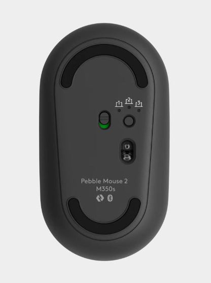 Logitech Pebble M350S Wireless Optical Mouse Graphite 1000 dpi  Bluetooth Low En image 3
