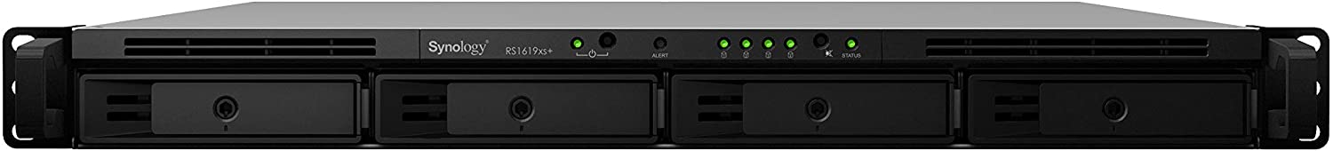 Synology RackStation RS1619xs+ 4-Bay 3.5' Diskless 4xGbE (1U Rack),Intel Xeon D- image 1