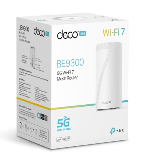 TP-Link Deco BE65-5G(1-pack) 5G BE9300 Tri-Band Whole Home Mesh Wi-Fi 7 Gateway image 0