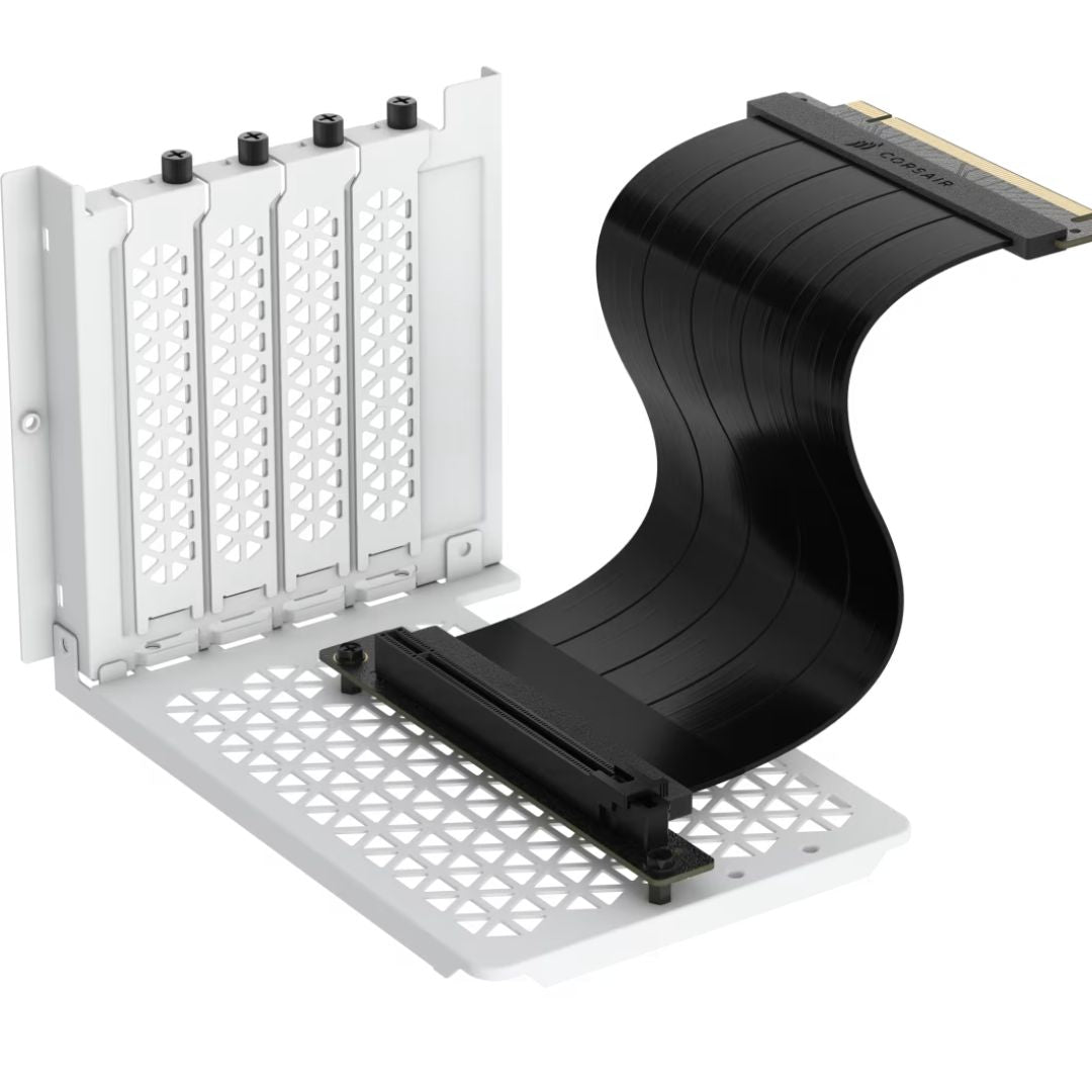 Corsair 6500 Series Vertical GPU Mount Kit - WHITE  *Compatible with CORSAIR 650 image 0