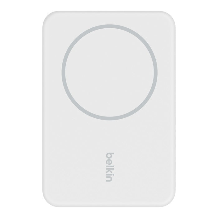 Belkin BoostCharge Magnetic Wireless Power Bank 5K + Stand - White (BPD004btWT), image 3