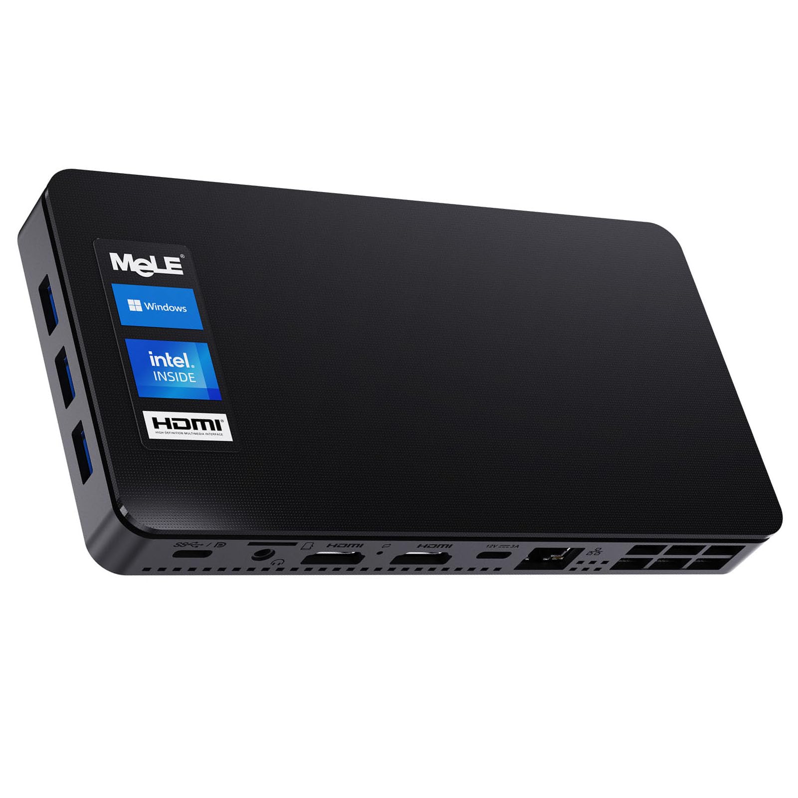 MeLe Overclock 3C Mini-PC,Intel N5095 Processor up to 2.9Ghz,32GB,256GB eMMC+256 image 0