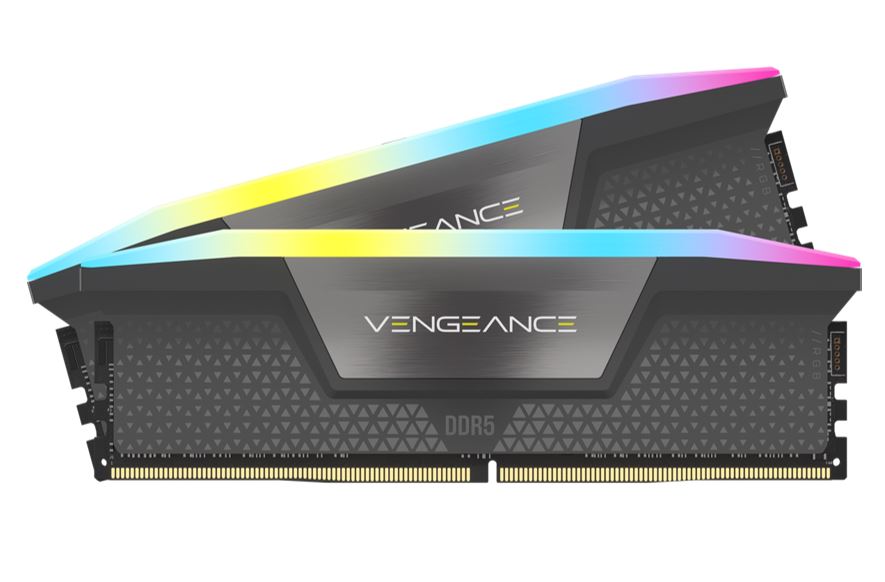 Corsair Vengeance RGB 64GB (2x32GB) DDR5 UDIMM 5600MHz C36 1.25V Desktop Gaming image 1