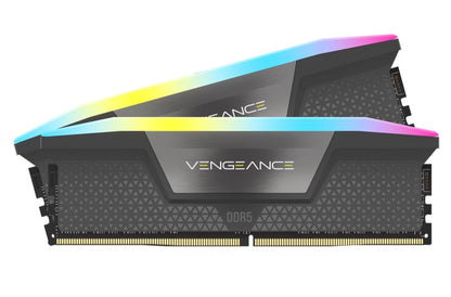 Corsair Vengeance RGB 64GB (2x32GB) DDR5 UDIMM 5600MHz C36 1.25V Desktop Gaming image 1