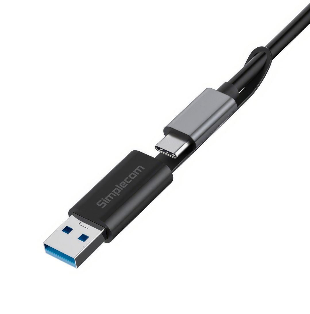 Simplecom CA132 USB-A Male to USB-C Female Adapter USB 3.2 Gen 2 Data & Charging image 2