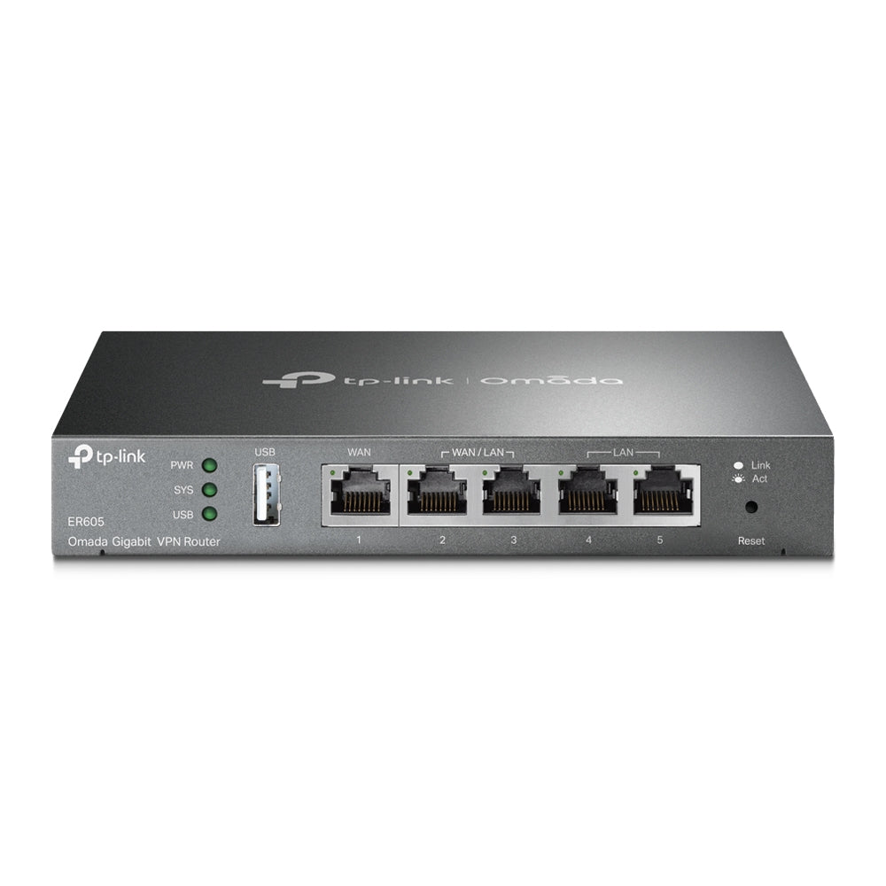 TP-Link TL-ER605 (TL-R605) SafeStream Gigabit Multi-WAN VPN Router PPPoE 1 WAN 3 image 0