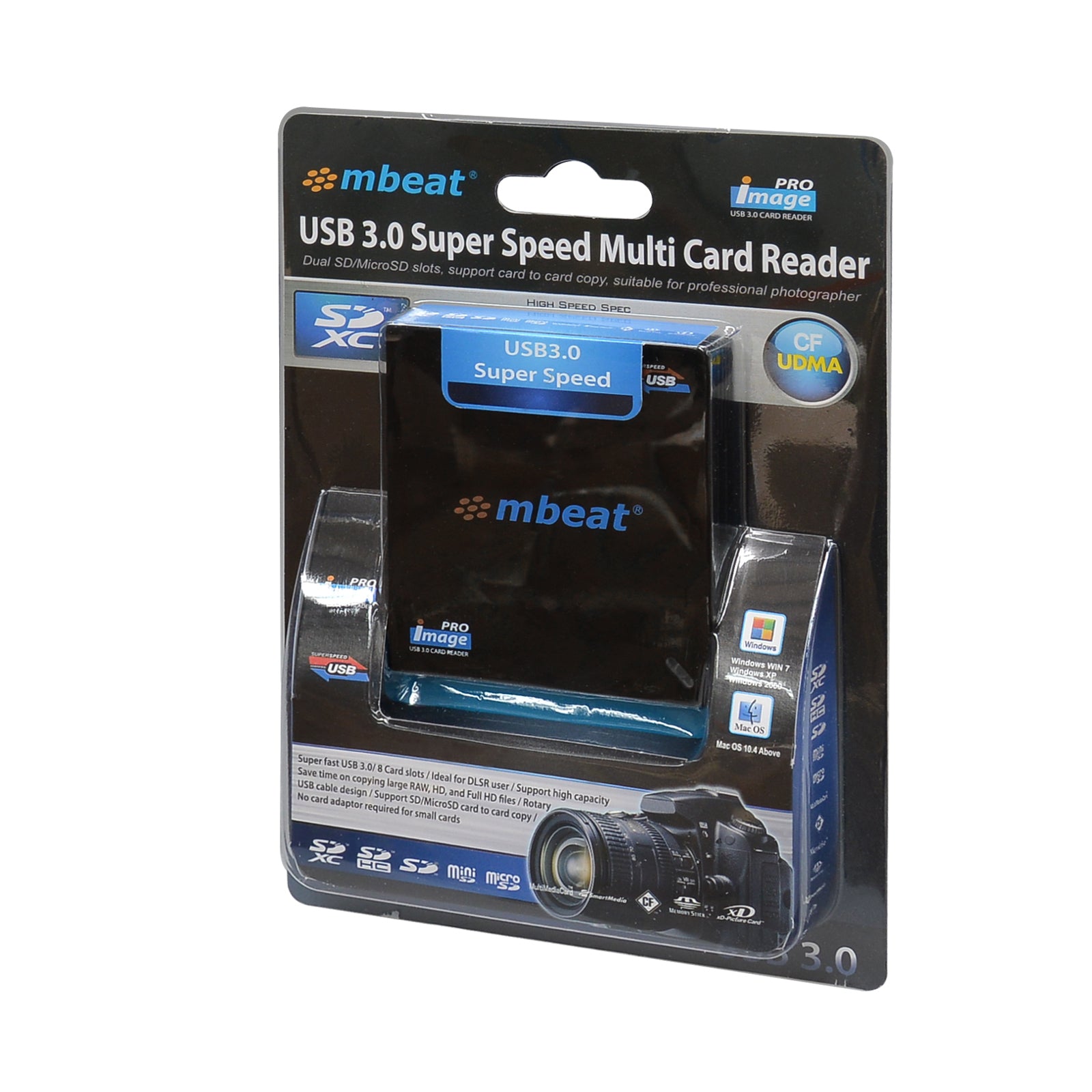 mbeat® USB 3.0 Super Speed Multiple Card Reader - 2x SD and 2x Micro SD/Compati image 3