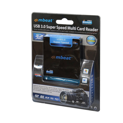 mbeat® USB 3.0 Super Speed Multiple Card Reader - 2x SD and 2x Micro SD/Compati image 3