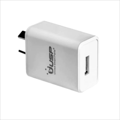 USP 10W USB-A Fast Wall Charger White - Intelligent Chip, Smart Charging, Output image 3