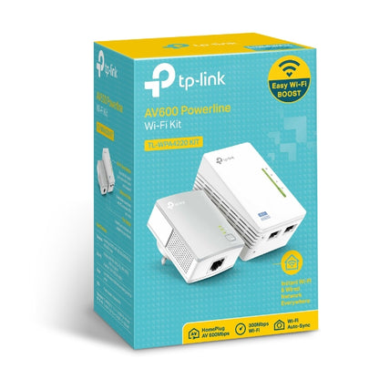 TP-Link TL-WPA4220 KIT 300Mbps AV600 Wi-Fi Powerline Extender Starter Kit 600Mbp image 3