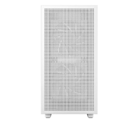 DeepCool CH360 Digital White Micro ATX Case, Digital Status Display, Tempered Gl image 1
