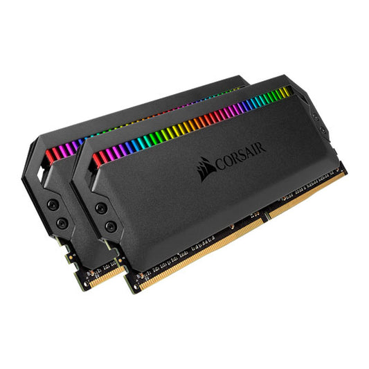 Corsair Dominator Platinum RGB 32GB (2x16GB) DDR4 3200MHz C16 XMP 2.0 Black Desk image 0