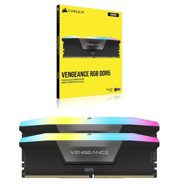Corsair Vengeance RGB 32GB (2x16GB) DDR5 UDIMM 6200MHz C36 1.3V Desktop Gaming M image 3