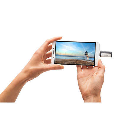 SanDisk Ultra Dual Drive 128GB USB-C & USB-A Flash Drive (SDDDC2-128G)