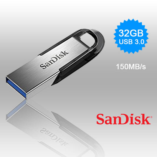 SanDisk Ultra Flair 32GB USB 3.0 Flash Drive — 150MB/s (SDCZ73-032G)