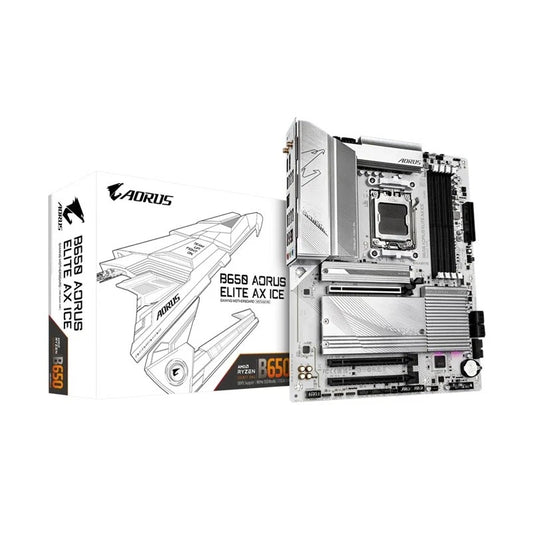 Gigabyte B650 AORUS ELITE AX ICE AM5 DDR5 ATX Motherboard - GO CLICK ON