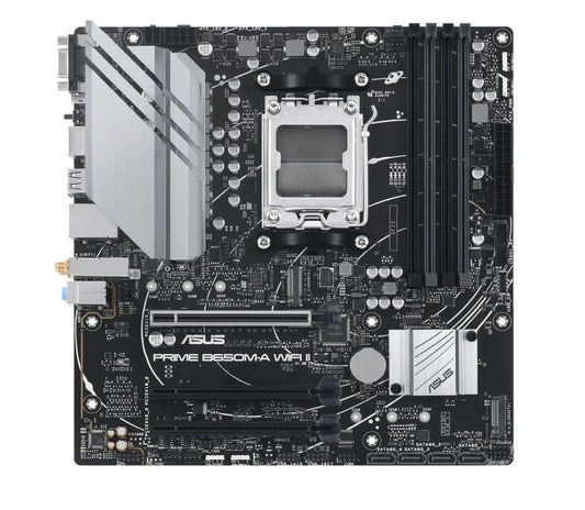 ASUS PRIME B650M-A WIFI II-CSM AM5 DDR5 Micro-ATX Motherboard - GO CLICK ON