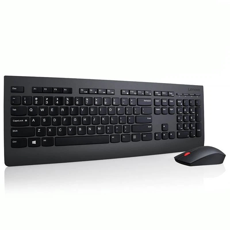 Lenovo Professional Wireless Keyboard & Mouse Combo – 2.4GHz, Slim Full-Size - GO CLICK ON