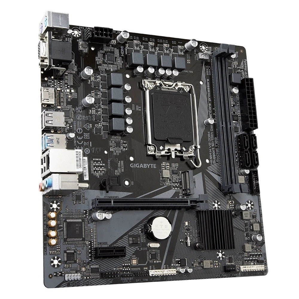 Gigabyte H610M H V2 DDR4 LGA1700 mATX Motherboard - GO CLICK ON